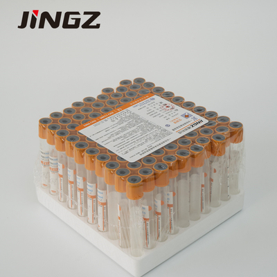 Biochemistry Test Blood Sample Collection Tube Orange Top Vacuum Tube