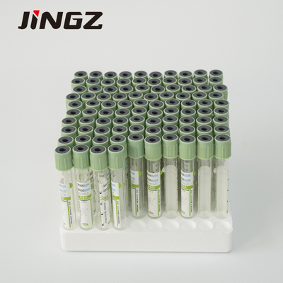 Light Green Vacuum 2ml 3ml 4ml Glass Pet Blood Collection Tube