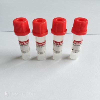 Plain EDTA Micro Blood Collection Tube Radiation Sterilization For Children