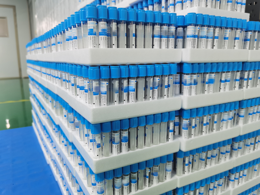 ISO13485 16*100mm Sodium Citrate Blue Top Tubes PT Inr Blood Collection Tubes