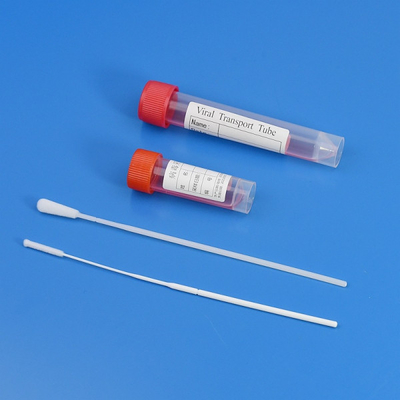 PP 5ml-10ml Virus Sampling Kit Vtm Sampling Tube With 2pcs Flocked Swab
