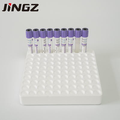 2-10ml Glass PET Violet Vacuum Edta Coated Blood Collection Tubes