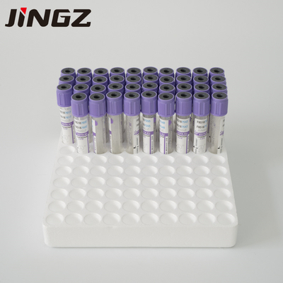 Purple Top K2 EDTA Tube Vacuum Blood Collection Bottles 2-10ml Glass Plastic