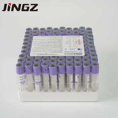 2-10ml Glass PET Violet Vacuum Edta Coated Blood Collection Tubes