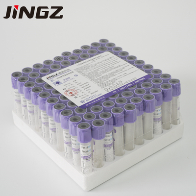 Purple Cap Vacuum K3 EDTA Blood Collection Tube Radiation Sterilization