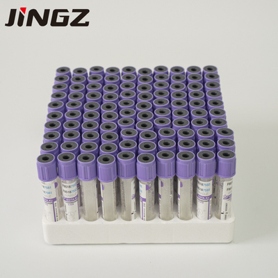 CE Approved K2 EDTA Tube Disposable Vacuum Blood Collection Tube 13*75mm