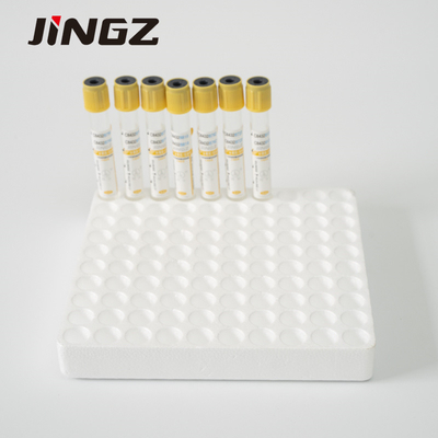 Glass PET Yellow Top Serum Separator Tube 5 Ml SST Tube For Hospital