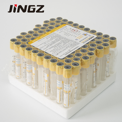 Glass PET Yellow Top Serum Separator Tube 5 Ml SST Tube For Hospital