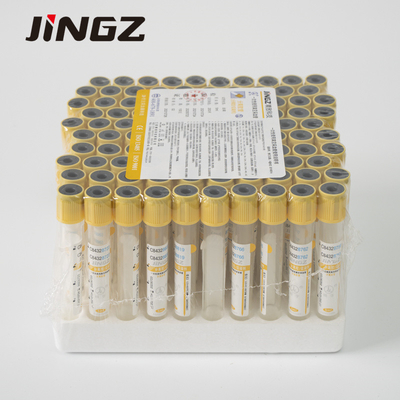 Blood Sample Collection Tube 0.25-10ml Yellow Seperation Gel Tube