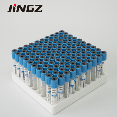 CE ISO13485 3 Ml Blood Collection Tubes Light Blue Sodium Citrate Tube