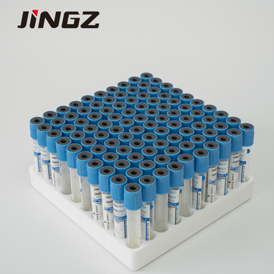 ISO13485 16*100mm Sodium Citrate Blue Top Tubes PT Inr Blood Collection Tubes