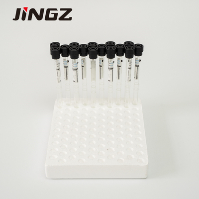 4NC ESR Sodium Citrate Vial 9x120mm Black Cap Venous Blood Collection Tube