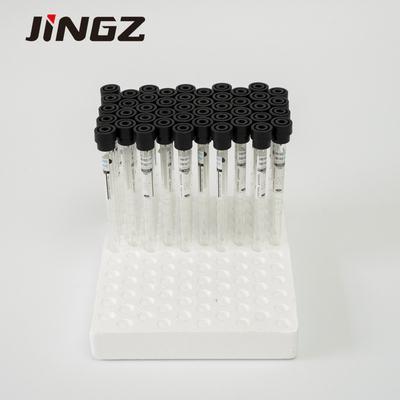 Glass 3.8% Black Sodium Citrate Tube 8*120mm Long ESR Sample Vial