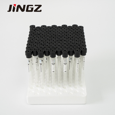 8*120mm Black Sodium Citrate Blood Collection Tube CE Marked