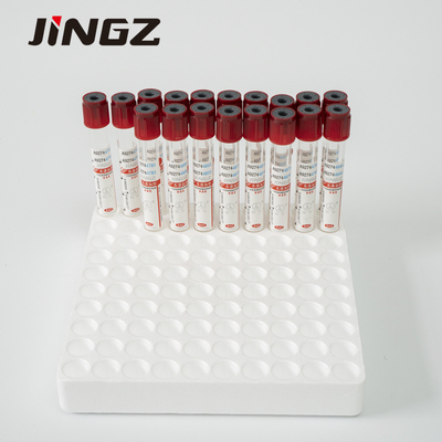 Plain No Addictive Blood Sample Collection Tube Red Cap 2-10ml