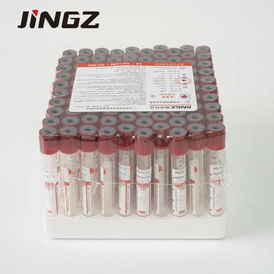 16*100mm Plain Tube Vacuum Blood Sample Collection Tube According Vacuum