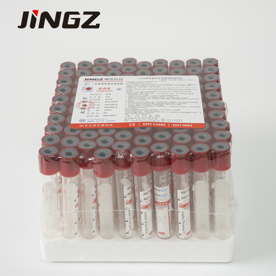 4ml No Additive Blood Collection Tubes Red Top Serum Tubes 13*75mm