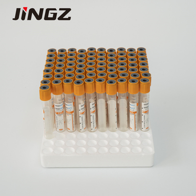 Biochemistry Test Blood Sample Collection Tube Orange Top Vacuum Tube