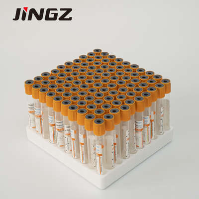 Red Vacuum Clot Activator Blood Collection Tube Plastic Vacuum Tubes