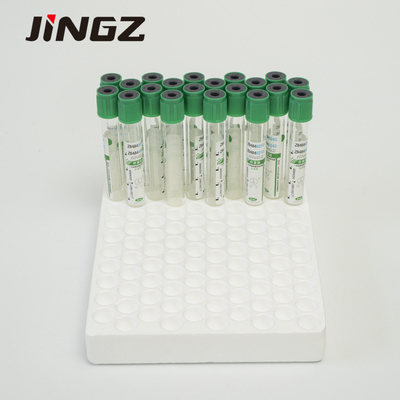 Green Lithium Heparin Blood Sample Collection Tube Vacuum Test Tube 2-10ml