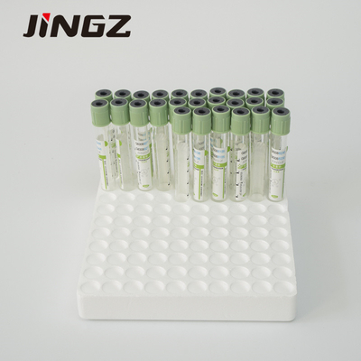 Light Green Sodium Heparin Tube Vacuum Blood Sample Collection Tube 2-10ml