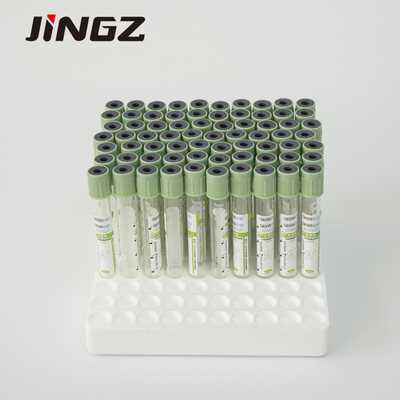 Light Green Vacuum 2ml 3ml 4ml Glass Pet Blood Collection Tube