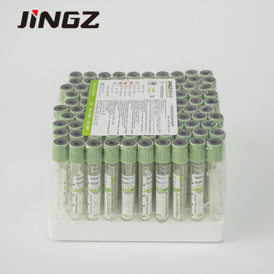 13*75mm Sodium Heparin Green Top Tube
