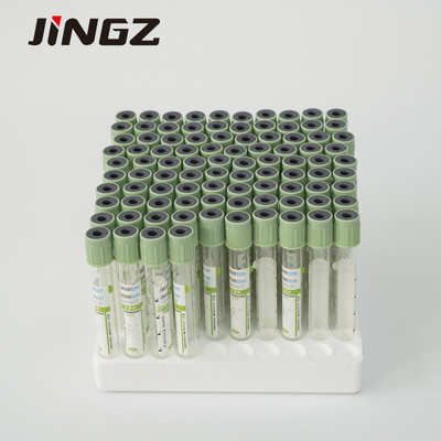 Light Green Vacuum 2ml 3ml 4ml Glass Pet Blood Collection Tube