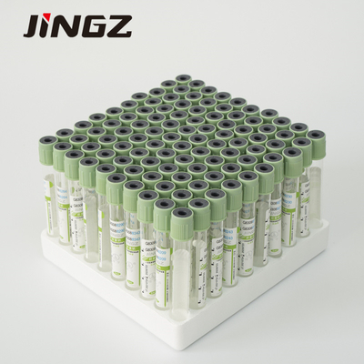Light Green Sodium Heparin Tube Vacuum Blood Sample Collection Tube 2-10ml