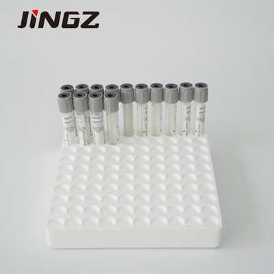 Sodium Fluoride Tube Gray Cap 2-10ml Glass Or Plastic Blood Sample Collection Tube For Sugar Detection