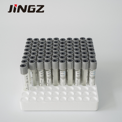 2ml PET Gray Sodium Fluoride In Blood Collection Tubes Anticoagulant 13*75mm