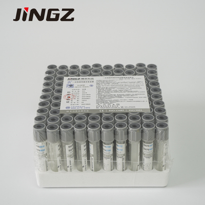 SodiumFluoride Tube Blood Sample Collection Tube Grey Top 2-10ml Glass Plastic