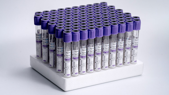 K3 EDTA Blood Sample Vials 3ml 13*75mm Glass Vacuum Tube with OEM brand