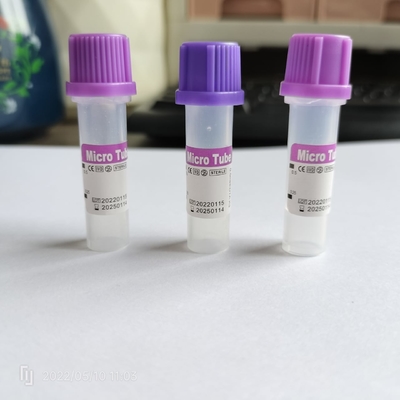 Radiation Sterilization Edta Containing Tubes 0.1ml Pediatric Lab Tubes