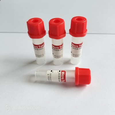 No Additive Red  mini tube 0.5ml Pediatric Blood Collection Tube
