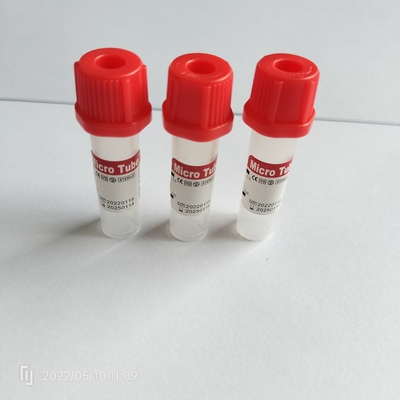 CE ISO13485 Pediatric Micro Blood Collection Tube 11*45mm For Geriatriatric Patient