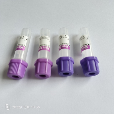 PP Anticoagulant Micro EDTA Tubes Blood Storage Lavender Top