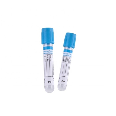 ISO13485 16*100mm Sodium Citrate Blue Top Tubes PT Inr Blood Collection Tubes