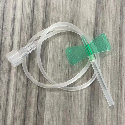 21 Gauge Green Blood Collection Butterfly Needle 5/8 Inch 1.5 Inch