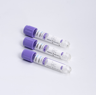 Disposable Plastic Coagulant K3 EDTA Blood Collection Tube With Needle