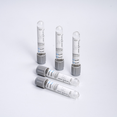 Grey Sodium Fluoride EDTA K3 Blood Test Tubes Glucose Tube Sugar Test Tube