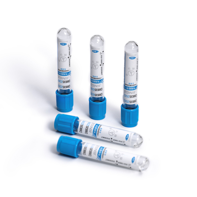 Laboratory Test Sodium Citrate Vacuum Blood Collection PT Tube With Blue Top
