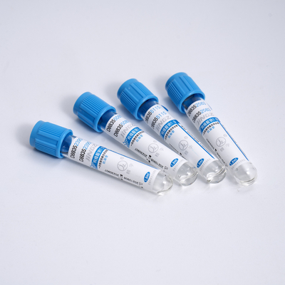 Laboratory Test Sodium Citrate Vacuum Blood Collection PT Tube With Blue Top