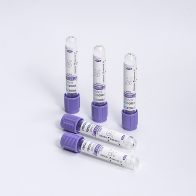 Glass Plastic Vacuum Edta K3 Purple Top Vacuum Tube 2ml 13*75mm