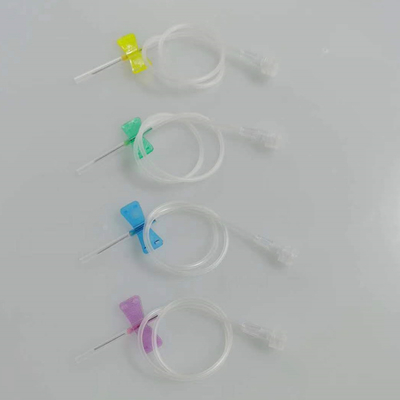 Disposable Steriled Purple 24 Gauge Butterfly Needle Blood Test Butterfly Needle