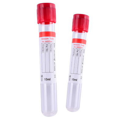 OEM ODM Label Blood Sample Collection Tube Red Top Tube No Additive