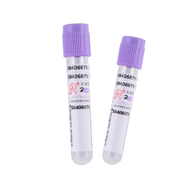 CE Approved K2 EDTA Tube Disposable Vacuum Blood Collection Tube 13*75mm