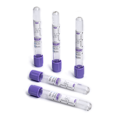 Anticoagulant EDTA K2 Vacuum EDTA Vacuum Blood Collection Tubes 13*100mm