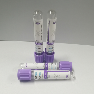Glass Vacuum 2ml EDTA Tube Edta K3 Vacuum Tube In Clinical Hematology