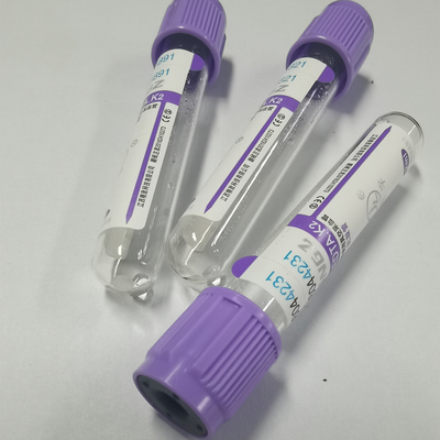 Glass Vacuum 2ml EDTA Tube Edta K3 Vacuum Tube In Clinical Hematology